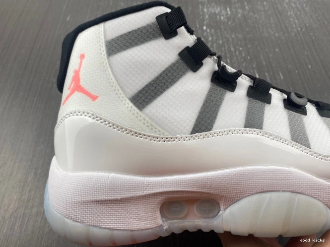 Cheap Plug) Air Adapt DD3522-100 (CN Jordan 11 White 0717